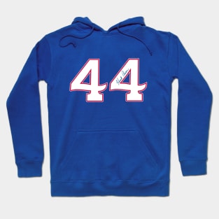 Hank Aaron Jersey Number Hoodie